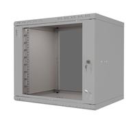 STALFLEX Network Cabinet 19 Inch - Server Cabinet 9U - Server Rack for Wall Mounting - Load Capacity 45 kg - 600 mm Depth - Server Cabinet 19 Inch for Server Room, Office - Grey
