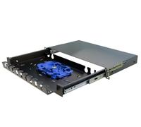 STALFLEX Rack Mount Fiber Optic Pull-out Drawer 19 Inch 1U - Easy Organisation of Fibre Optic Cables - Made of Steel - Ideal for Rack Cabinet