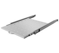 Stalflex Server Rack Shelf 19 inch 1U 550mm - Server Rack Made of Metal - Universal Pull-out Vented Rack Mount Cantilever Tray - compatible with Rack Network Cabinet and Rack Rails