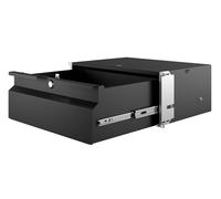 STALFLEX Server Rack Shelf Drawer 19" 4U 320mm - Heavy Duty Carbon Steel - Universal Network Rack - Black