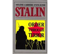 Stalin - Order Through Terror (v. 2) (History of the Soviet Union, 1917-53)