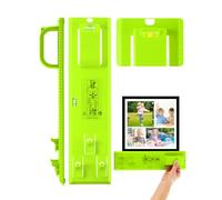 Stalishare Picture Hanging Tool, Goodsnova Picture Hanging Kit with Level for Easy Making Position, Perfect Wall Picture Hanger for Frame/ Art/ Painting/ Photo (Plastic, Green)