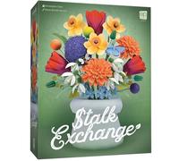 Stalk Exchange Board Game, Beautiful Flower and Gardening Themed Strategy Game, Fast, Fun, Economic, and Competitive, Ages 10+, 2-5 Players, 45+ Min Play Time, Game Design By Christopher Chan