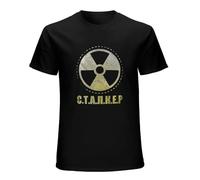 Stalker Game Loner Faction Patch Printed Casual Unisex Tee S-3XL Short-Sleeve T-Shirt Black L