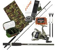 Stalker Stalking 8ft 2lb Camo Rod & Reel Setup With Tackle & Bait Carp Fishing