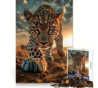 Stalking The Sunset Wild Jigsaw 1000 Pieces for Teenagers Mind Exercise Toy Relaxing Fun Design Assembly Perfect Present 38x26cm