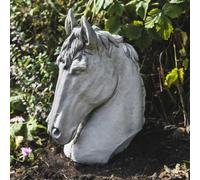 Stallion Horse Head Concrete Garden Ornament