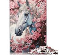 Stallion Strokes Puzzle Difficult Hard 100 Percent Recycled Cardboard Jigsaw Puzzle for Women Men 1000pcs (26x38cm)