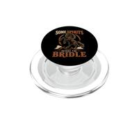 Stallion Western Horse Wild Stallion Ranch Girl Gift PopSockets PopGrip for MagSafe