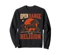 Stallion Western Horse Wild Stallion Ranch Girl Gift Sweatshirt