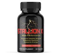 Stallion X - Male Performance Support | Advanced Formula | 60 Capsules | Supports Muscle Function, Energy & Stamina | Food Supplement
