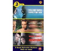 Stallone - Demolition Man, Specialist, Assassins - Video Triple Pack [VHS]