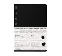 Stalogy Plain Notebooks: 5.8 in. x 8.3 in. (Black) / A5 365 Days Notebook