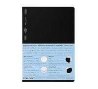 Stalogy S4 Gridded Notebooks: 5.8 in. x 8.3 in. (Black) / A5 365 Days Notebook Pale dot Grid Pages