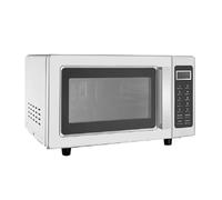 Stalwart 1000 Watt Commercial Microwave 25ltr, Digital 5 power levels, Stainless Steel, Flat Bed, Professional Catering Use.