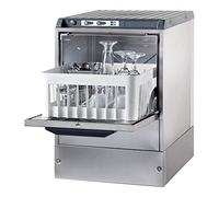 Stalwart 3500BTDD Commercial Glasswasher 800-1000 Glasses/Hour 350mm Basket Gravity Drain Detergent Pump 13A Omniwash