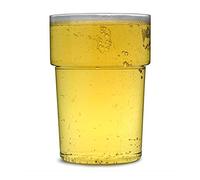 Stalwart BB 150-2CE Econ Rigid Plastic Reusable Half Pint Tumbler, 285mL Capacity, Pack of 100