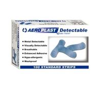 Stalwart CD523 Blue Strip Detectable Plasters (Pack of 100)