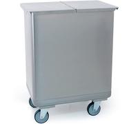 Stalwart DA-AER47 Catering Ingredient Bin Trolley Stainless Steel 120 litres
