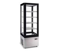 Stalwart DA-CL400 Refrigerated Display Case 400 litres Black/Stainless Steel