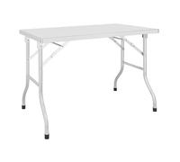 Stalwart DA-FWT206D Commercial Folding Work Table Stainless Steel 2000x600x800mm