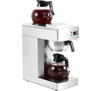 Stalwart DA-RB386 Commercial Filter Coffee Maker Manual Fill 2 Glass jugs 2 hotplates