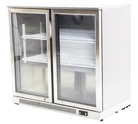 Stalwart DA-SSBC02PP Back bar Cooler 2 hinged Doors 220 litres Stainless Steel