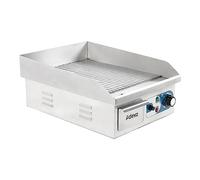 Stalwart DA-WHEG810AR Commercial Griddle Ribbed Small 1 Zone 2kW Electric