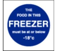 Stalwart L839 Food In This Freezer Sign, 100 mm x 100 mm