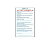 Stalwart L951 Food Safety Act 1995 Guidance Sign