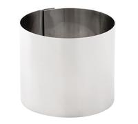 Stalwart Stainless Steel Mousse Ring 60 x 70mm, Professional Round Food Mold for Pastry, Desserts, and Plating, Durable Cooking Ring for Cakes and Salads