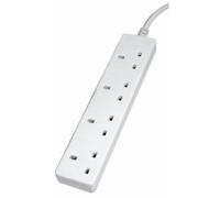 Stalwart U363 Extension Lead, 4 Way Multisocket, 2 M Cable