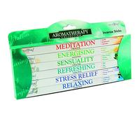 Stamford 37147 Aromatherapy Incense Pack, Multi-Fragrance, 6 Packs x 8 Sticks