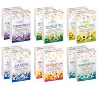 Stamford 37360 Aromatherapy Variety Set Incense Cones - 12 Packs x 15 Cones, Black