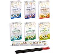 Stamford Aromatherapy Dhoop Cones Pack of 6 Incense Cones With Free Shakti Incense Stick | Best for Purification, Relaxation, Positivity, Yoga, Meditation | by Giftbrit