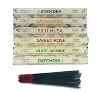 Stamford Floral Vegan Incense Sticks Variery Pack - 120 Incense Sticks | Exclusive Vegan Range Collection | Best for Meditation,Yoga,Aroma Therapy, Relaxation