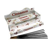 STAMFORD " Hex Floral, Exotic & Spa INCENSE STICKS COLLECTION IN 3/6/12/18/24 PACKS, 20 STICKS/PACKS (CINNAMON, 12 - PACKS)