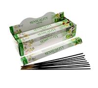 STAMFORD " Hex Floral, Exotic & Spa INCENSE STICKS COLLECTION IN 3/6/12/18/24 PACKS, 20 STICKS/PACKS (SENSUALITY, 3 - PACKS)