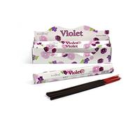 Stamford " Hex Floral, Exotic & Spa INCENSE STICKS COLLECTION IN 3/6/12/18/24 PACKS, 20 STICKS/PACKS (VIOLET, 3 - PACKS)