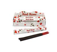 STAMFORD INC. 37105 Red Rose Incense Sticks, 20 Sticks x 6 Packs