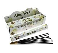 STAMFORD INC. 37108 Aloe Vera Incense Sticks, 20 Sticks x 6 Packs
