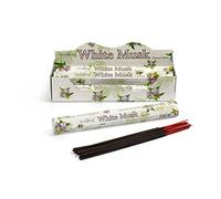 STAMFORD INC. 37109 White Musk Incense Sticks, 20 Sticks x 6 Packs