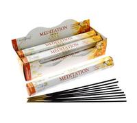 STAMFORD INC. 37117 Meditation Incense Sticks, 20 Sticks x 6 Packs