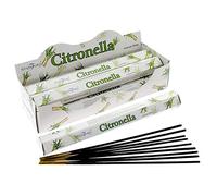 STAMFORD INC. 37120 Citronella Incense Sticks, 20 Sticks x 6 Packs