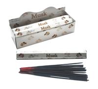STAMFORD INC. 37141 Musk Incense Sticks, 20 Sticks x 6 Packs