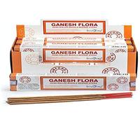 STAMFORD INC 37270 Ganesh Flora Traditional Masala Incense, 15 Sticks x 12, One Size, Multi, Length 21cm 15g per Pack