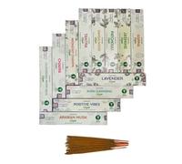 Stamford Incense Sticks Multipack - 12 Packs of 15g Masala Joss Sticks for Aromatherapy and Stress Relief - Exclusive Vegan Range - Spiritual Premium Insensé