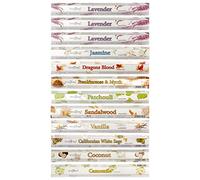 Stamford 37330 Lavender Variety Set Incense Sticks-12 Packs x 20 Sticks, Black, One Size