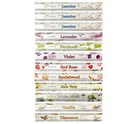 Stamford London 37332 Jasmine Variety Set Incense Sticks - 12 Packs x 20 Sticks