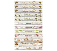 STAMFORD 37339 Californian White Sage Variety Set Incense Sticks-12 Packs x 20 Sticks, Black, One Size